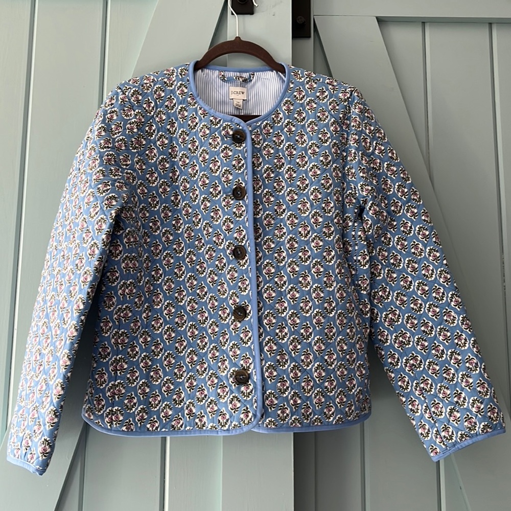 J.Crew Quilted Jacket - NWT size 12